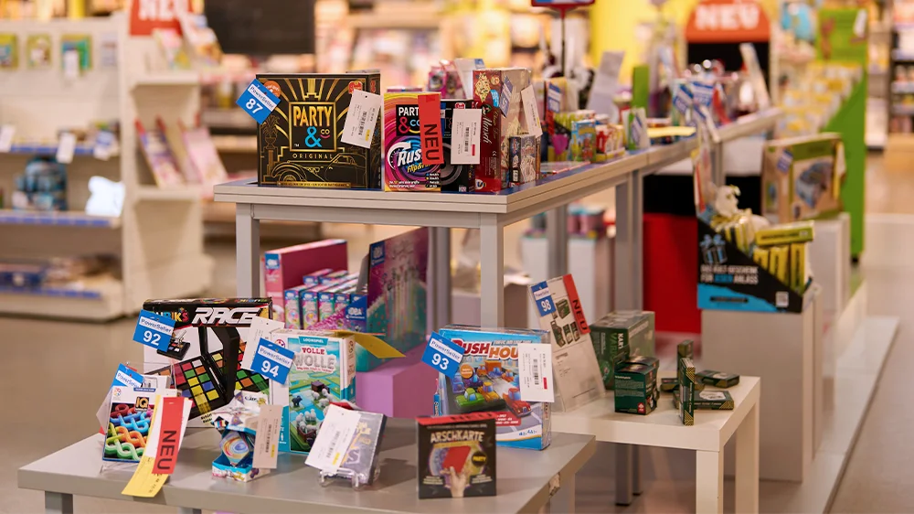 Spielwarenpräsentation und Impulse im VEDES Showroom