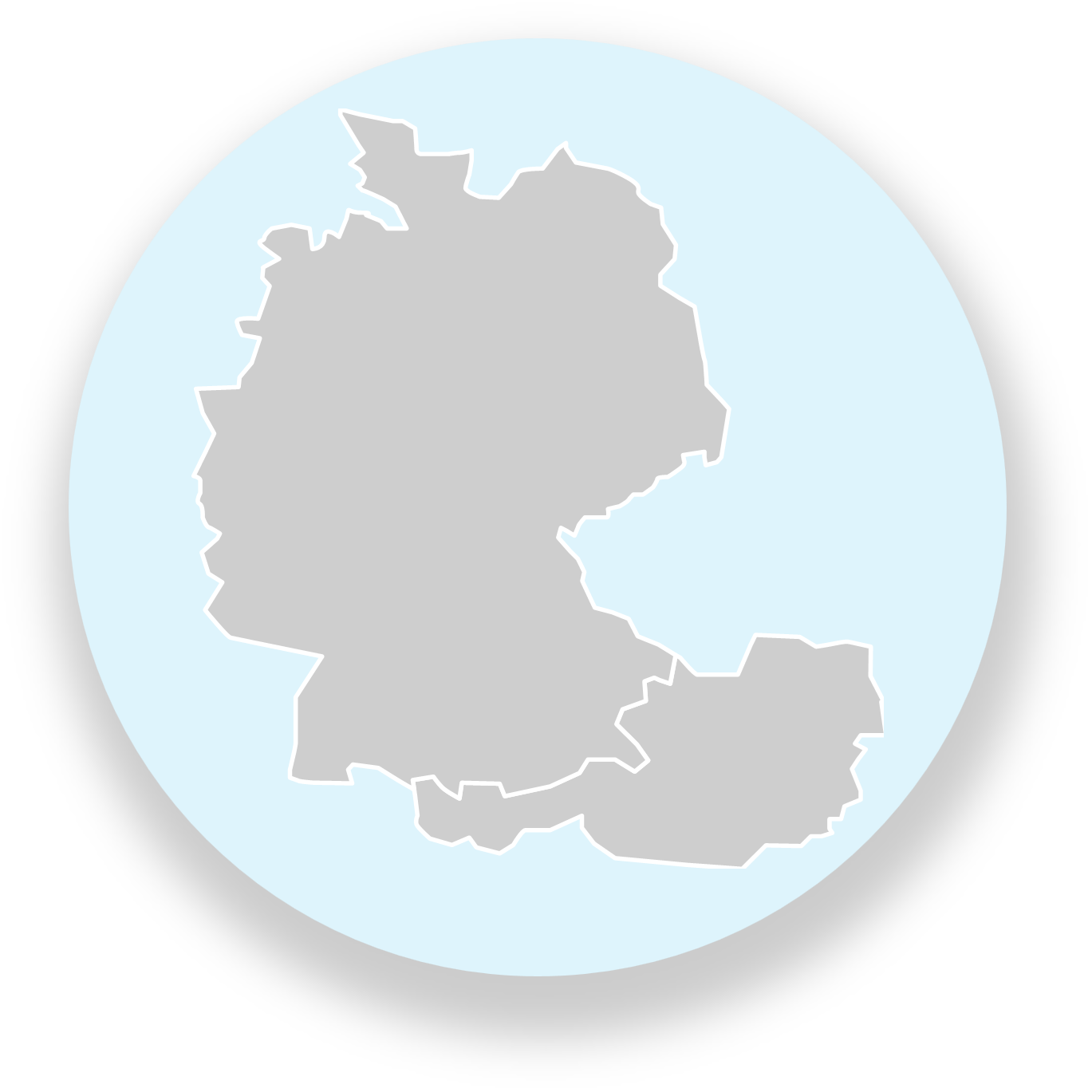 Deutschland und Österreich mit den VEDES Standorten Lotte, Nürnberg und Linz